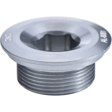 GUB – Befestigungsschraube für Fahrradkurbelgarnituren aus Aluminiumlegierung (Titanfarbe).