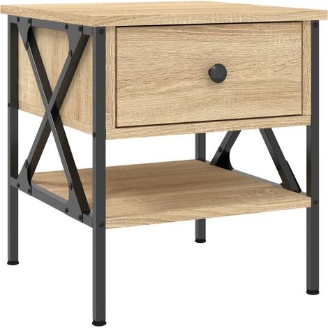 Maison Exclusive - Nachttisch Sonoma-Eiche 40x42x45 cm Holzwerkst