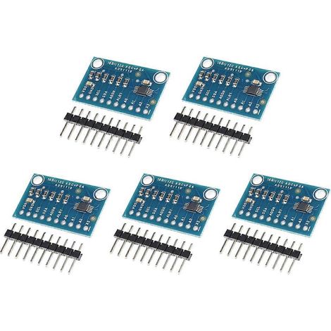 Module convertisseur analogique-numérique ADS1115 4 canaux 16 bits, carte de développement Raspberry Pi I2C, 5 pièces (1/5)