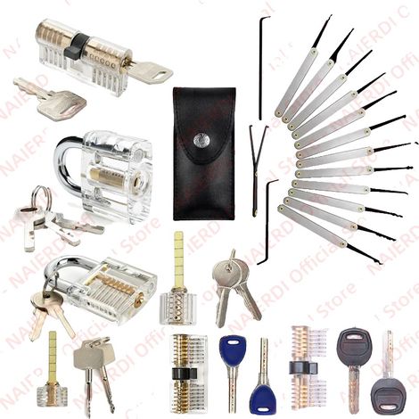 Schlossersatzwerkzeugset, Trainingsschlösser, umfassendes Werkzeugset, LT95-B Set (1/2)