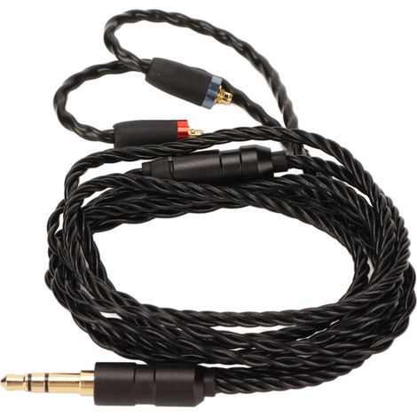 Câble audio MMCX OFC noir pour Shure SE215 SE315 SE425 SE535 SE846, câble de rechange pour écouteurs (1/5)