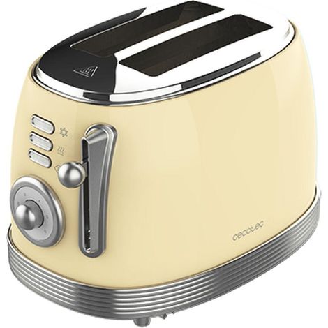 Cecotec Vintage 800 Toaster Gelb 850 W