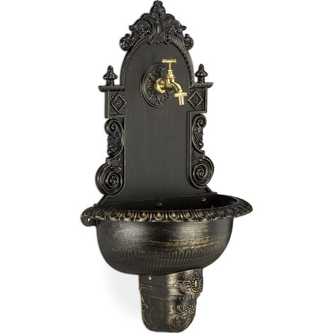 Xl antique wall fountain