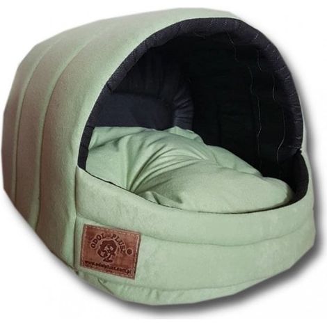 Cama para perros - perro pequeño - parque infantil - cama para perros - 45 x 49 x 36 cm - verde mate - cama para perros - cama para perros (1/2)