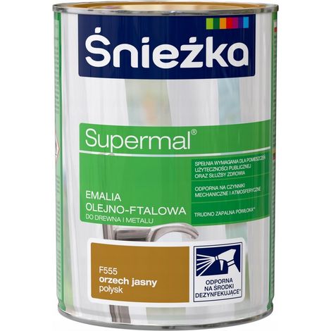 Śnieżka Supermal heller Walnussglanz 0,8 l (1/2)