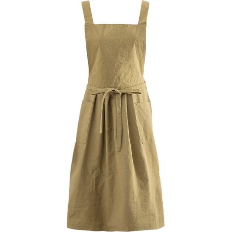 Tablier en sergé pour femme, imperméable et respirant, idéal pour la cuisine, la pâtisserie et le jardinage. (1/5)