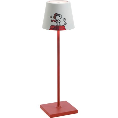 Lampada da Tavolo Poldina Pro Peanuts - Aviator ricaricabile e dimmerabile con batteria fino a 12 ore. Per uso esterno IP65 (1/3)