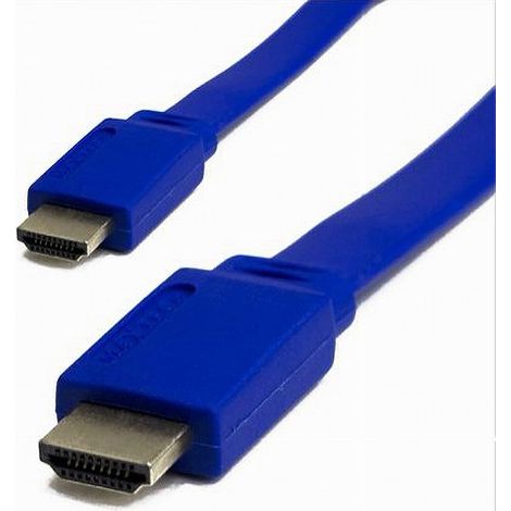 MaxTech - Cavo Piatto Hdmi Am - Hdmi Am Full Hd 3 Metri Per Pc Tv Xbox Maxtech Hdmi-hi3.0m - (1/2)