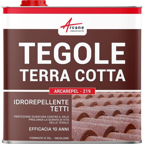 Idrorepellente per tegole, incolore per tegole in terracotta - ARCAREPEL 219 - 0,75 L (fino a 3,75 m²) - ARCANE INDUSTRIES (1/3)
