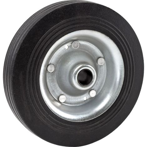 Vollgummi Metall Ersatz Rad Reifen zu Stützrad Stütze Anhänger Wohnwagen (1/3)