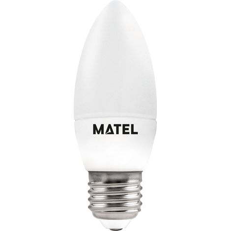 Lampadina a candela LED calda Matel 5w e27 (3 intensità) (1/2)