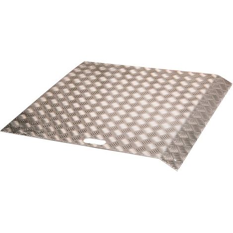 Mottez – Rampe de chargement aluminium 800mm – Charge max 200 kg – Surface antidérapante – Pour dénivelés 19 à 36 cm (1/6)