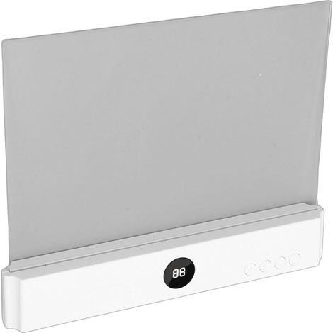 Jiawu Lampe de Lecture Plate à LED Transparente Rechargeable avec (1/5)