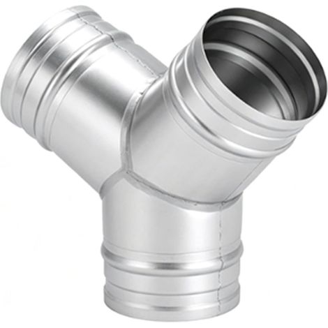 Inch Y Connector for 3-Way Conduit, Galvanized Steel (1/5)