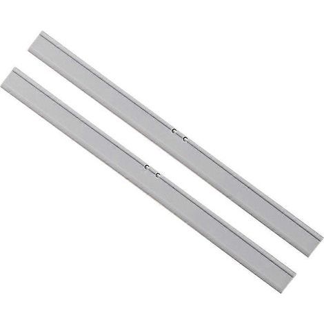 Set mit 2 praktischen Ersatzabziehern für die Fensterreinigung – 30,00 x 2,30 x 0,80 cm – Hellgrau (1/4)