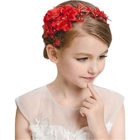 Haaraccessoire für kleine Mädchen: Haarband, Stirnband usw. – 2610 cm – Rot (1/3)