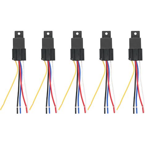Relais Clignotant LED 12V 40A 5 Voies Étanche - Lot de 5 Pièces (1/5)