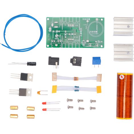 Kit de bobine musicale, mini haut-parleur plasma, transmission sans fil, 15 W CC 15-24 V pour bricolage (1/5)