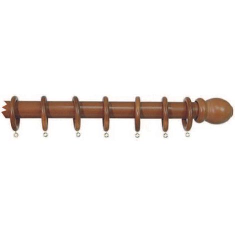 Bastone in legno senza supporti ø mm.35 olmo - cm.240