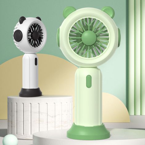 Tragbarer Ventilator mit USB-Anschluss und Aufladung – Kleiner, batteriebetriebener Ventilator mit 3 Geschwindigkeitsstufen, ideal für Reisen und Büro. (1/3)