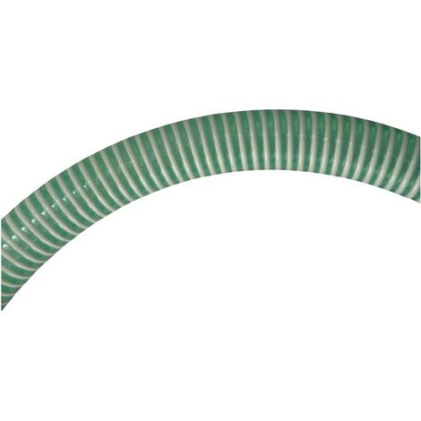 Tuyau d'aspiration et de convoyage spiralé D. intérieur 50 mm vert 3,3 mm longueur 50 m