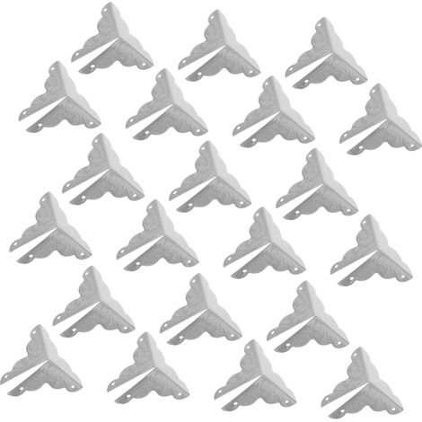100 protections d'angle métalliques pour boîtes à bijoux, protections (1/5)