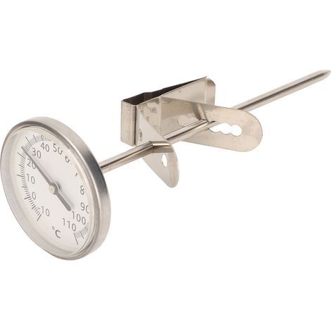 Thermomètre Oven à Cadran Large avec Probe Inox Clamp Détachable (1/5)