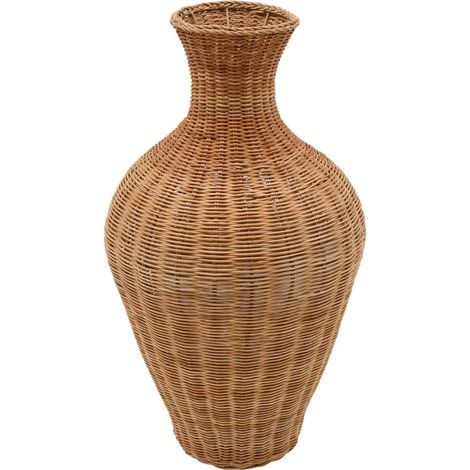 Vase Déco en Rotin "Melia" 70cm Naturel