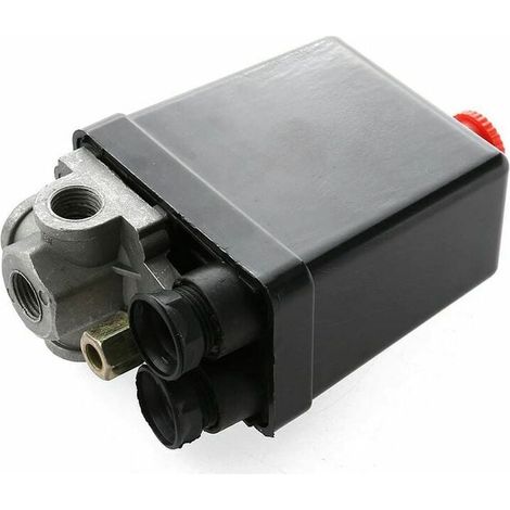Válvula de control de presión para compresor de aire Ulisem de 4 puertos, 240 V CA, 20 A, 175 PSI, 12 bar. (1/5)