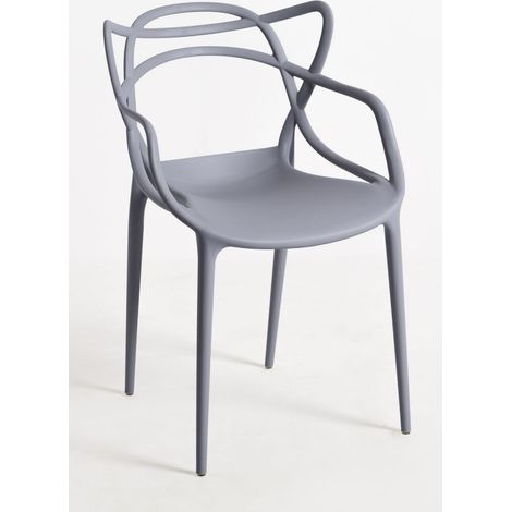 Sillas Comedor - Silla Korme - Gris