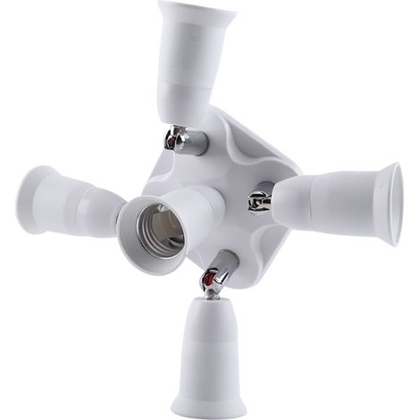 Adaptateur/douille de lampe 5 en 1 réglable E27 vers E27, neuf 3 (1/5)