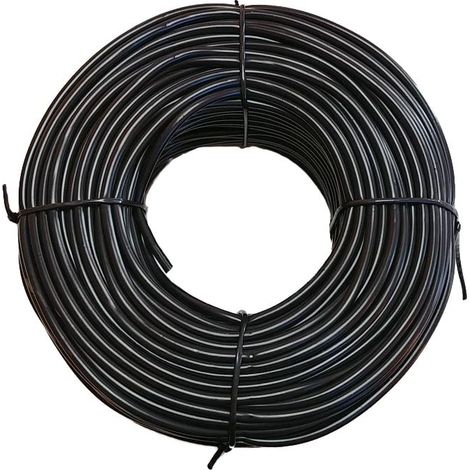 Microtubo PVC flexible 4 x 6mm negro 200 metros