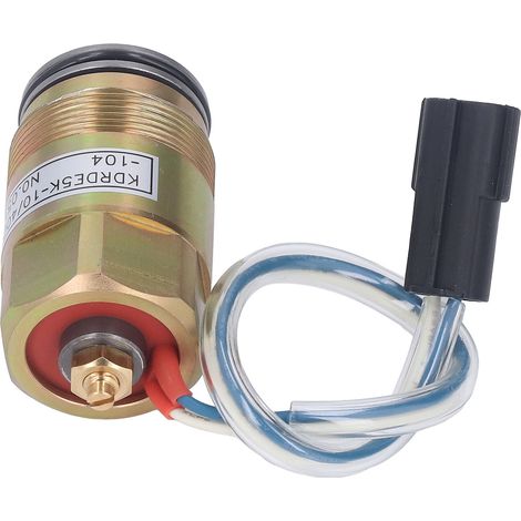 Électrovanne de pompe hydraulique en laiton à 2 broches, haute performance, pour pelle hydraulique KOBELCO SK200 6E (1/5)