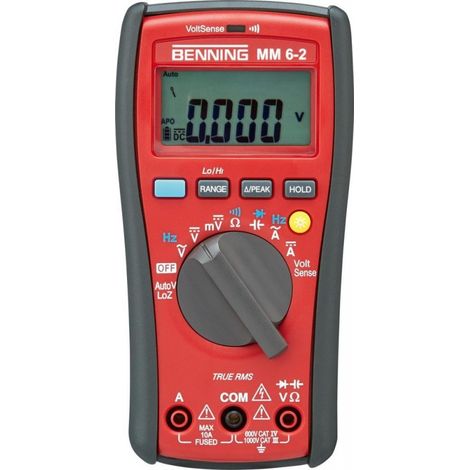 BENNING Multimeter MM 6-2 0,1-1000 V AC/DC - 44087