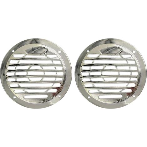 Grille de protection pour haut-parleur de voiture, cache-grille, protection pour caisson de basses 142 mm, argent (1/5)
