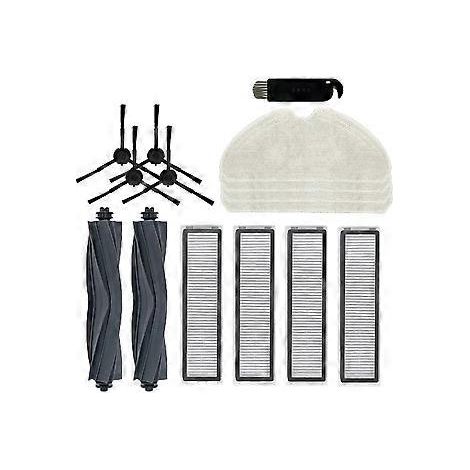 Accessoires pour aspirateur robot D10S / D10S Pro : brosse latérale principale, filtre HEPA, chiffons de nettoyage, taille S (1/5)
