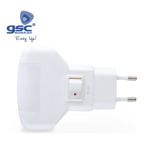Luz de Noche con Interruptor 1W 230V - Blíster GSC 001300034 (1/2)