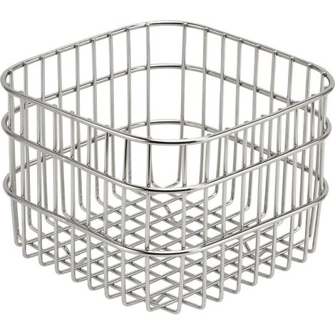 Panier à fruits en acier inoxydable 304. grand panier de rangement pour fruits et légumes. organisateur de comptoir de cuisine. égouttoir (1/5)