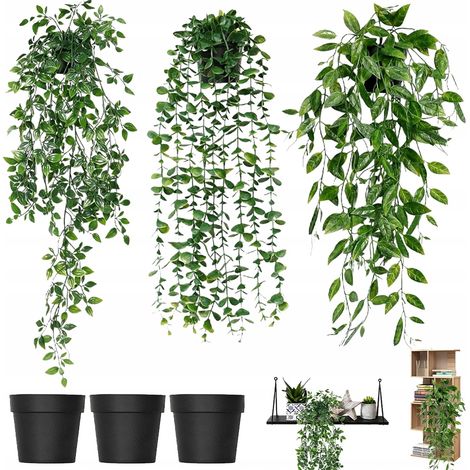 Plante artificielle en pot, plante Monstera suspendue (Datura) 70 cm (1/5)