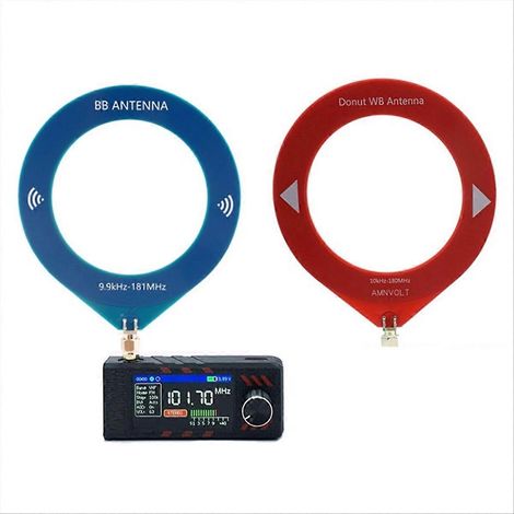 SI4732 Tragbarer Radioempfänger 10 kHz–180 MHz LSB USB AM/FM Alle Bänder, Mini-Taschenradio mit HF/SW/MW/VHF-Antenne (1/5)