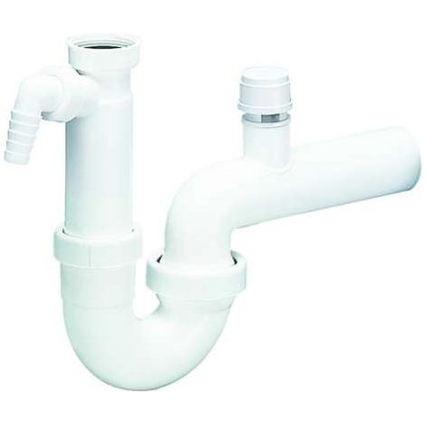 DALLMER Röhren-Siphon 100/1 SLR, mit Rohrbelüfter, 1 1/2" x DN 50, 021229