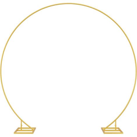 Arco de Boda Dorado 220 x 45 x 200 cm Acero vidaXL (1/5)