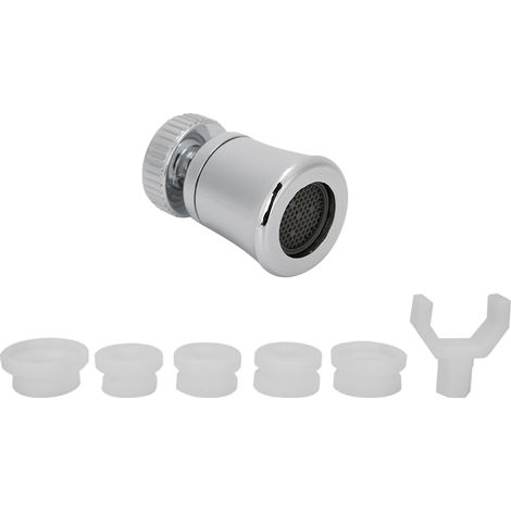 Aérateur de robinet de lavabo M22x1 pour salle de bain et cuisine, accessoire universel à jet d'eau, forme de cornet, fonction unique (1/5)