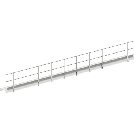 Layher Seitenschutz für Alu-Steg 600 10,00m Länge (1/3)