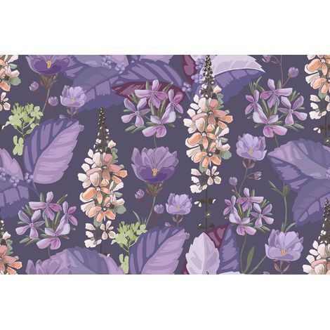 Papier peint panoramique - Fleurs - 130 cm x 87 cm (1/2)