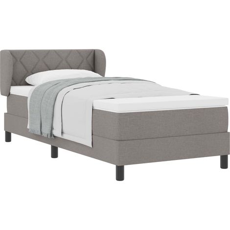 Maison Exclusive - Letto a molle con testiera Talpa 90 x 190 cm Tessuto (1/5)
