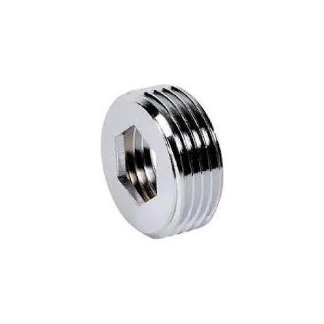 Forro con tope inferior de cromo macho hembra 15x21 / 12x17