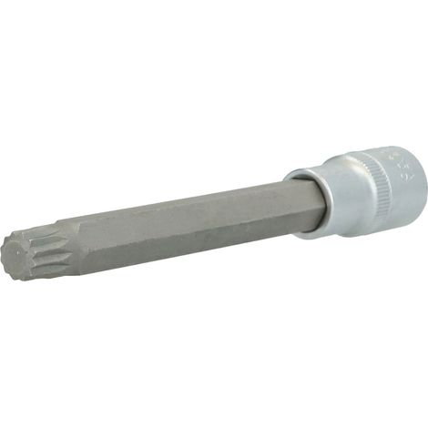 BRILLIANT TOOLS  1/2"  Vaso  de  impacto  de  punta  XZN  M12  de  140  mm  de  largo  -  BT022955 (1/4)