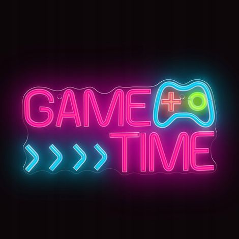 Leuchte forever plexi led game time mehrfarbig USB Licht