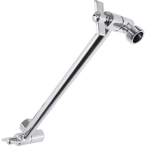 Bras d'extension de douche — Bras d'extension réglable pour pommeau de douche de 11 pouces — Tige de support en acier inoxydable (1/5)